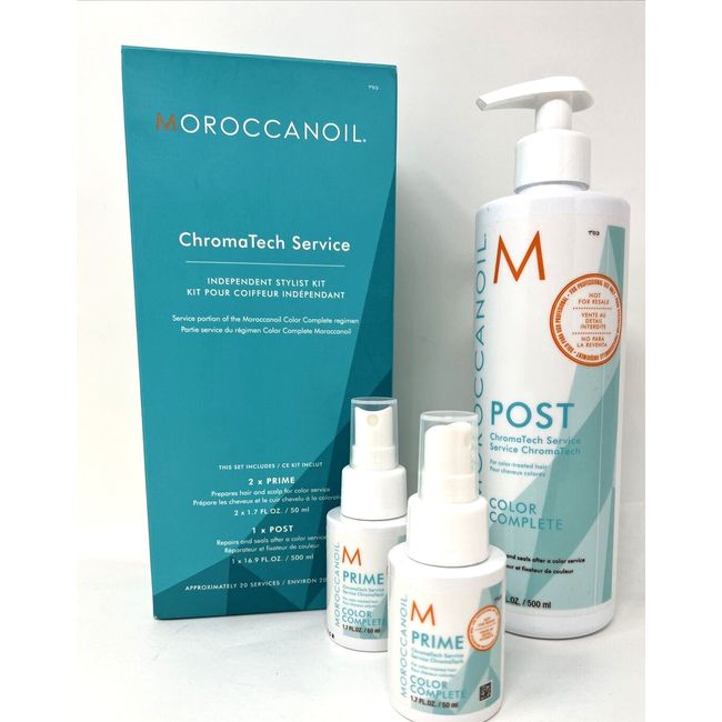 Moroccan Oil ChromaTech Service Stylist Kit - 2 x Prime - 1 x Post