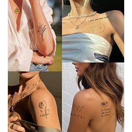 Veni Vidi Vici Temporary Fake Tattoo Stickers Washable Tattoo (Set of 2) -  TOODTATTOO.COM : : Beauty