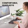 Perixx PERIBOARD-422 Wired USB-C Mini Keyboard, USB Type C Connector, UK QWERTY