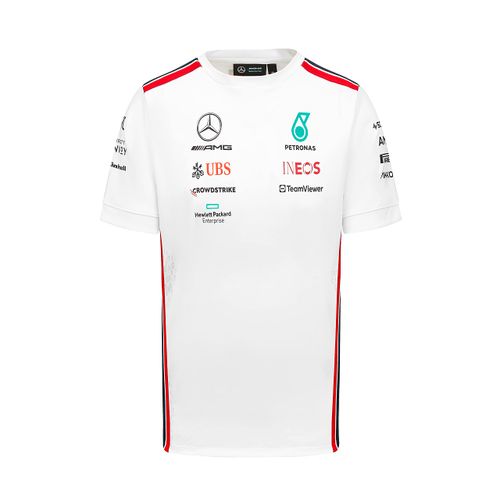 Mercedes AMG Petronas Formula 1 Team - 2023 Team T-Shirt, White, M, White