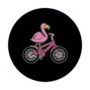 Flamingo with Bicycle PopSockets Adhesive PopGrip