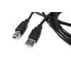 iTechCover® USB PC/Fast Data Sync Cable Lead Adaptor For M-Audio Oxygen 61 49 88 25 8 MIDI Controller Keyboard/Black / (3m / 9.8ft)