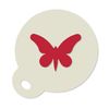 Butterfly Coffee Duster Shaker Template Stencil 8.5cm Washable and Reusable