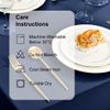DWCN Table Cloth Wipeable Tablecloths Wipe Clean Tablecloth Rectangular Navy Table Cloth 130x230cm(51x91in) Water Resistant Tablecloth Polyester