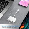 Pipestation USB C SD Card Reader | Micro SD Card/SD Card Reader | OTG Adapter 3-in-1 USB C Card Reader for SD SDHC SDXC RS-MMC MMC-Micro Micro SD Micro SDHC Micro SDXC | SD Card Reader USB C