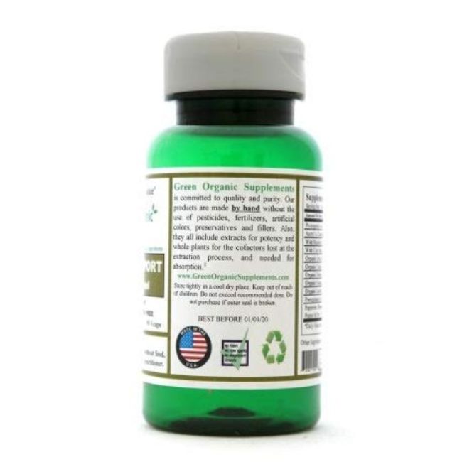 Green Organic Supplements' Memory Support, Non-GMO, Vegan, Gluten-Free Dietary S