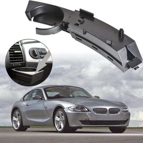 munirater Water Cup Holder Dash Dashboard Cup Holder Left Driver Side Black Replacement for 2003-2008 Z4 E85 E86 51457070323
