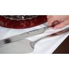 Hudson Essentials Hammered 18/10 Stainless Steel Cake Knife & Cake Server Set