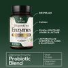 Digestive Enzymes with Probiotics and Bromelain - Extra Strength Probiotic Digestive Health Supplement for Women and Men - Supports Digestion, Gas, Bloating, and Gut Health, Non-GMO - 60 Capsules
