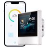 SONOFF NSPanel WiFi Smart Light Switch, 2 Gang Switch Smart Home Control Panel With Temperature Control Function, Smart Lights Control, Work With Alexa & Google Home, Require Live& Neutral Wire, White