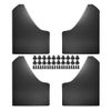 4Pcs Rubber Mud Flaps Splash Guards Mudguards Front Rear Racing Rally Universal