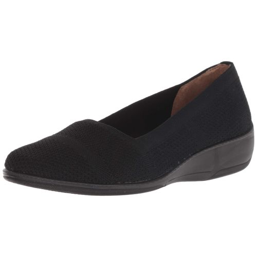 LifeStride womens Immy Ballet Flat, Black, 8.5 US