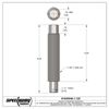 Replacement Weight Jack Bolts, Coarse Thread, 1 Inch Bolt Diameter