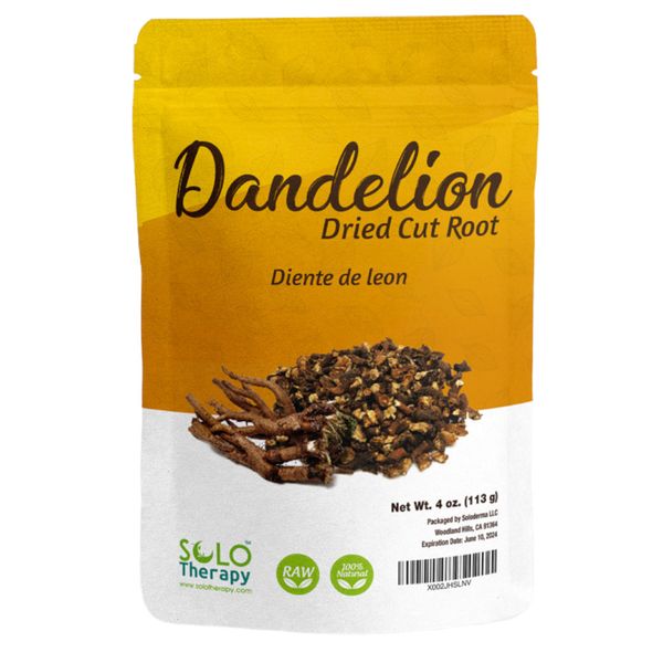 Dandelion Dried Cut Root - Raiz De Diente De León - 4 oz