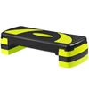 31" Adjustable Exercise Step Platform, 3-Level Height Non-Slip Surface Yellow