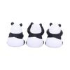 Nemesis Now Three Wise Pandas 8.5cm, Resin, Black, One Size