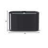 Xpress Paper Towel Dispenser, Black, Single-Dispensing, Compatible with H2 Refil