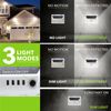 2X 60 LED Solar Power Motion Sensor Wall Light Outdoor Yard Garden Waterproof