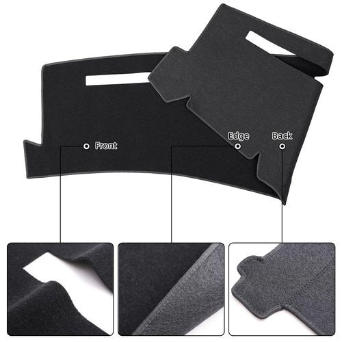 DBOUNE Dash Cover Custom Fit for 1999-2006 GMC Sierra/Chevy Chevrolet Silverado,2000-2006 GMC Yukon XL/Chevy Suburban Tahoe Avalanche,Dashboard Mat Pad (99-06 Black)