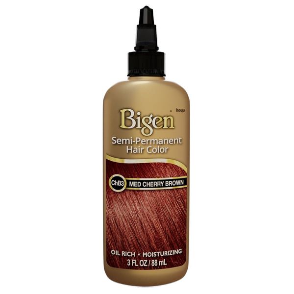 Bigen Semi-Permanent Haircolor #Chb3 Medium Cherry Brown 3 Ounce (88ml) (3 Pack)