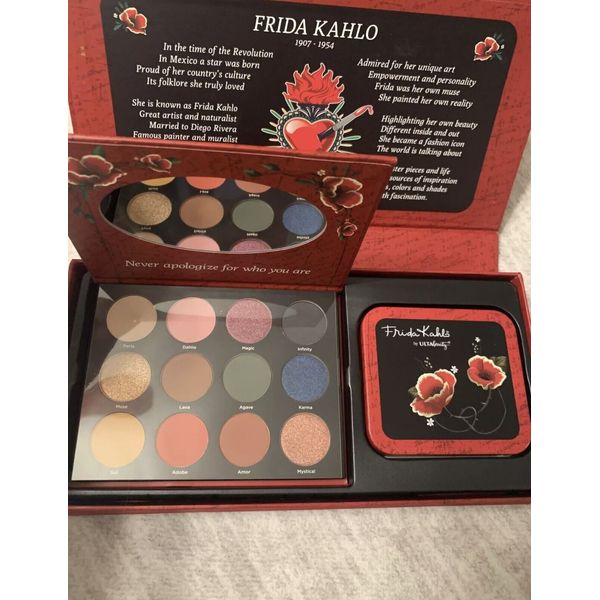 Frida Kahlo Ulta Box Eyeshadow Palette Switching Pan & Keepsake Box Set NEW