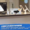 Glove Box Holder Dispenser - Wall Mount or Countertop, Load Open Top - Clear
