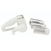 KitchenCraft KCDRUM3PL multi Purpose Grater with 3 Interchangeable Blades, White