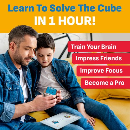 GoCube Edge Full Pack - The Connected Electronic Bluetooth Cube - 3x3 Stickerless Magnetic Speed Cube - Free App Enabled Interactive Smart Cube for Kids, Adults - STEM Puzzle Toy Cube