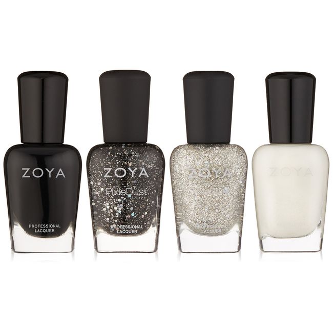 Zoya Polish Quad Nail Polish, Winter Wishes, 4 Count