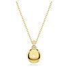 Swarovski Meteora pendant, White, Gold-tone plated
