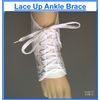 Proline Lace Up Ankle Support Brace - White - Medium
