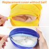 Mity rain Interactive Dog Ball Cover, Replacement Covers Only for Bouncing Ball (Blue Pig+Tiger)