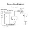 External USB-C Sound Card Type-C to 3.5mm Connector Cable Headphone Microphone Adapter