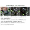 SISAV 5 Digit Combination Lock,Gym Padlock,Replaceable Combination Lock,Suitable for School Lockers,Tool Boxes,Fences,Silver(2 Pack)