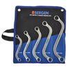 Metric S Shaped Bent Obstruction Spanner Wrench Set 5pc 10mm - 19mm