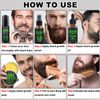Beard Kit Beard Growth Grooming Kit w/Beard Foam/Shampoo/W