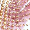 141 Rhinestone Sticker (Deco Sticker), Pearl Type, 0.2 - 0.3 inches (4 - 8 mm), Matte Gold