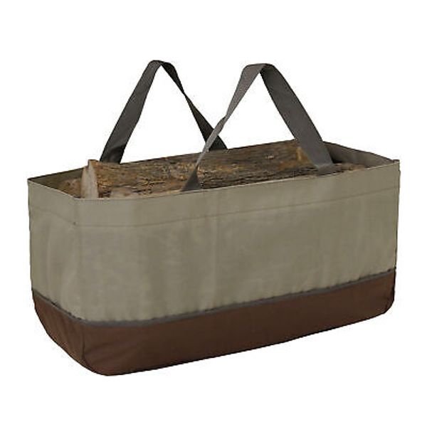 Firewood Log  Large Firewood Bag Wax Canvas Log  Tote High K3B5