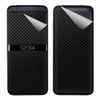 PDA Koubou Skin Seal DIGNO Camera Less KY-43C Compatible [Surface/Back Set] [Carbon Tone・Black]
