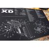 Springfield XD Gun Cleaning Mat Breakdown Schematics Parts Diagram