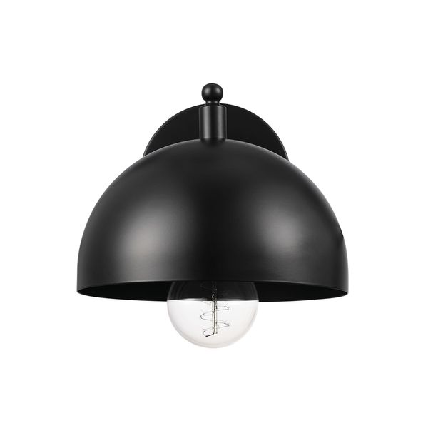 Globe Electric 91005949 Holly 6" Tall Wall Sconce - Matte Black