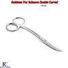 Surgical Dental Goldman Fox Scissors Double Curved Veterinary Instruments