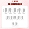 24Pcs Press on Nails with Unique Designs, 24 Sizes for Perfect Fit, ABS Material, Easy 15-Second Application, 3D Elegant Patterns for Various Occasions