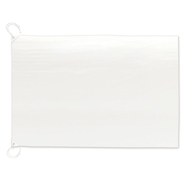 Taka Seal Streamer Flag 40-3100 Plain White Large Flag