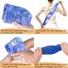 3 Pieces African Net Sponge with Handles Long African Exfoliating Net Washcloth Bath Sponge Net Cloth Wash Net Body Back Scrubber for Shower Loofah