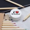 'I Love My Husband' Compact Pencil Sharpener (PS00046130)