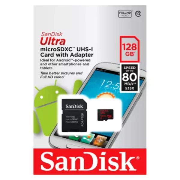 Sandisk Ultra Micro SD Card 128GB