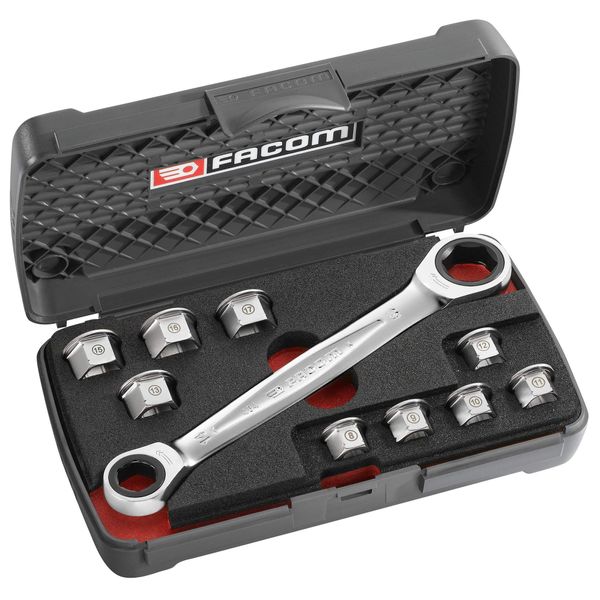 FACOM 464.J1PG 11 in 1 Clamping Box+Black Storage Box