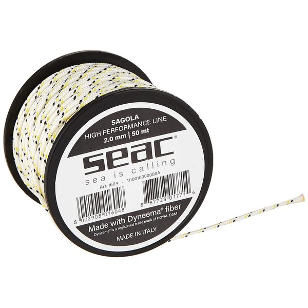 SEAC Dyneema High Performance Spearfishing Line, 1mm Diameter/50m