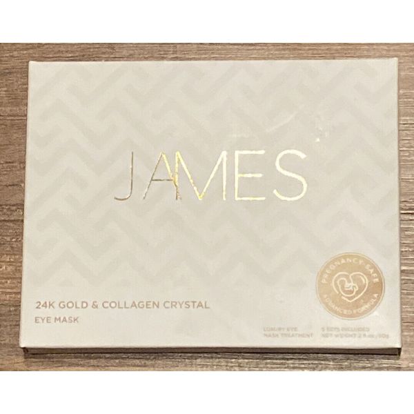 James 24K Gold & Collagen Crystal Eye Mask 5 Sets Included